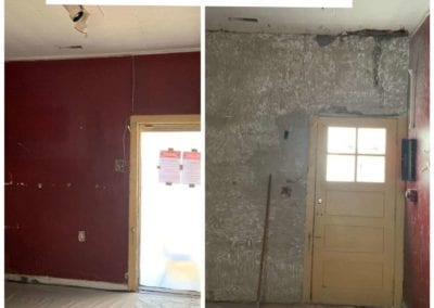 Joint compound and sheetrock removal