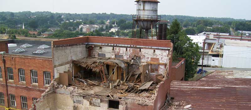Demolition in Greensboro, NC