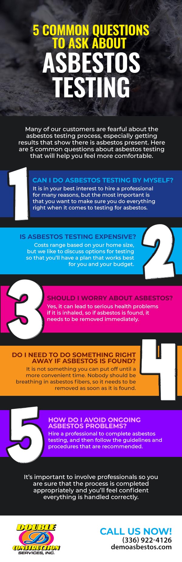 5 Common Questions to Ask About Asbestos Testing