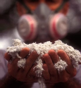 hire a professional to come and do asbestos testing