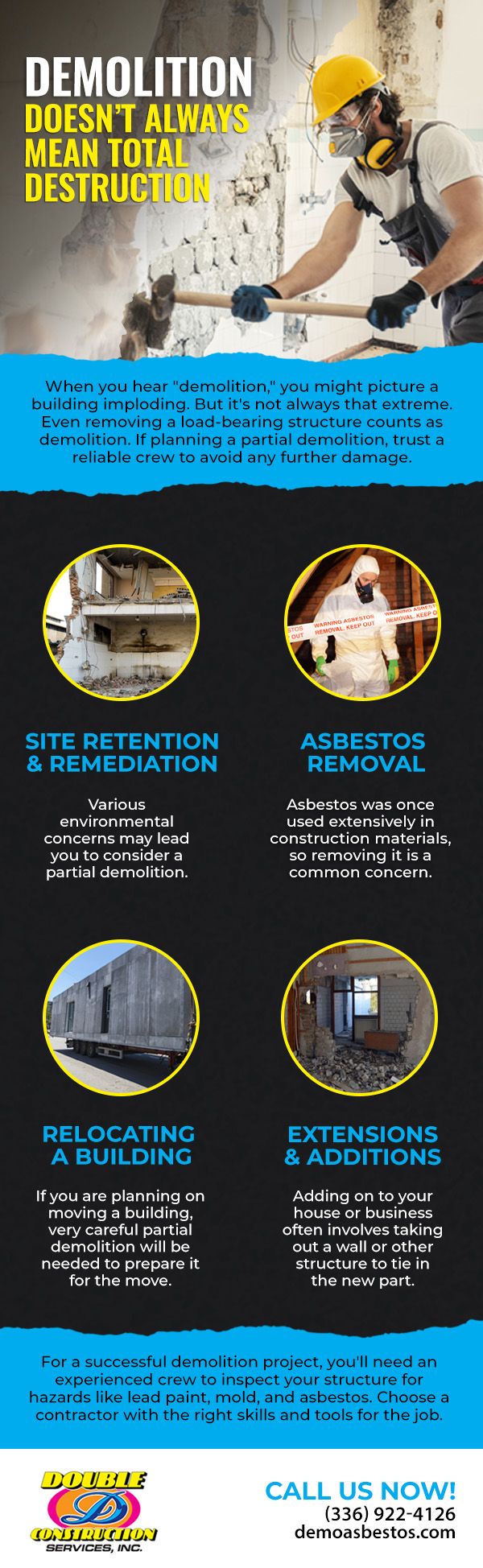 Demolition Can Take Different Forms Depending on Your Needs
